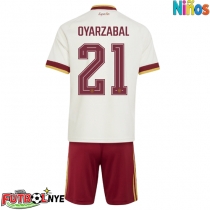 Camiseta España Mikel Oyarzabal #21 Visitante Equipación para niños Mundial 2026 manga corta (+ pantalones cortos)